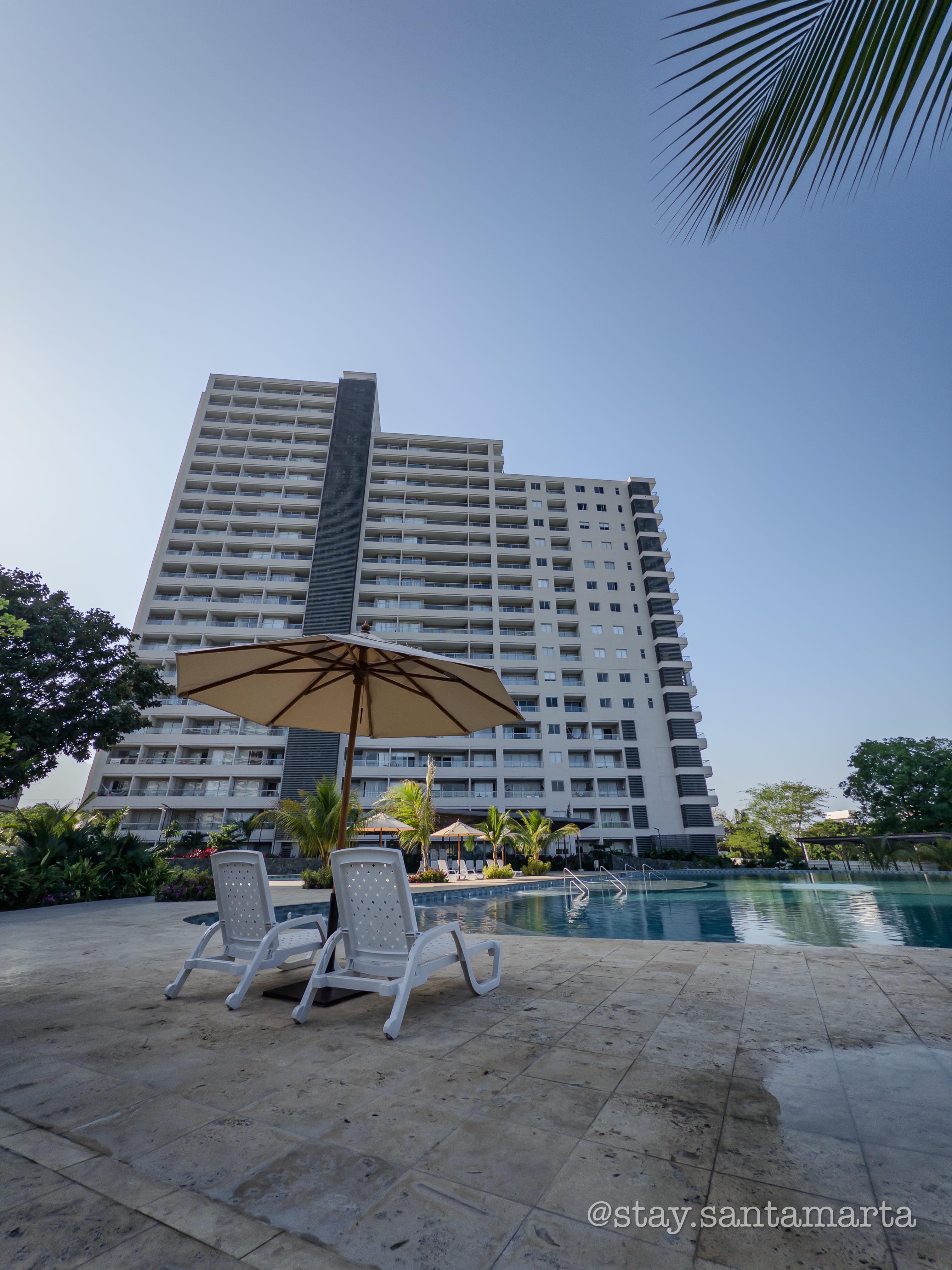 Apto con Vista al Mar | Piscinas | Playa 200 m | WIFI | A/C - foto 12 en Santa Marina, Santa Marta