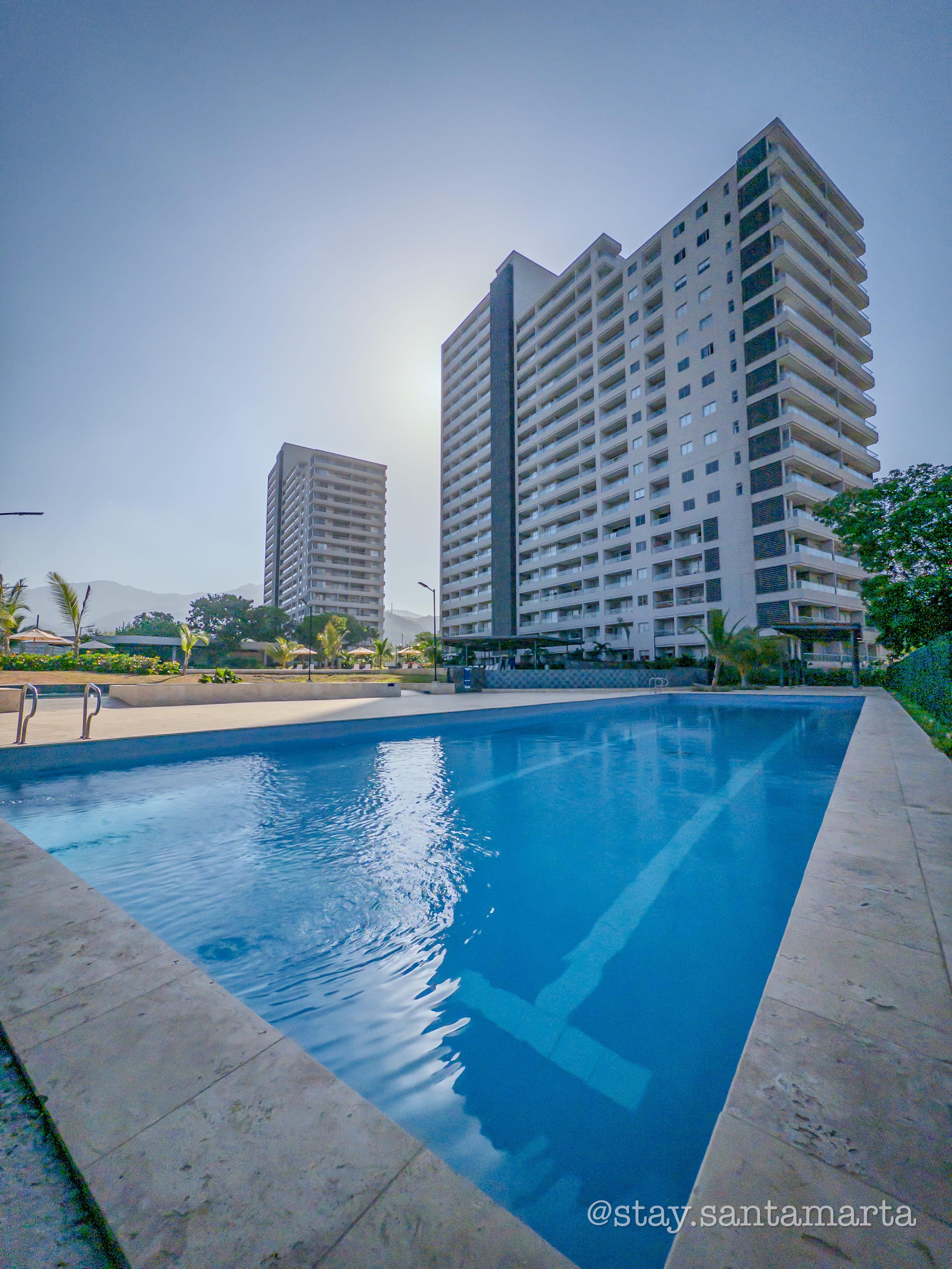 Apto con Vista al Mar | Piscinas | Playa 200 m | WIFI | A/C - foto 13 en Santa Marina, Santa Marta